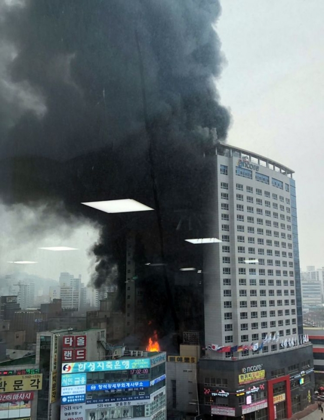 천안 쌍용동 라마다앙코르 호텔서 화재 발생