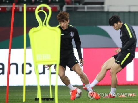 대한민국·바레인전, 황의조·손흥민 선봉 나선다