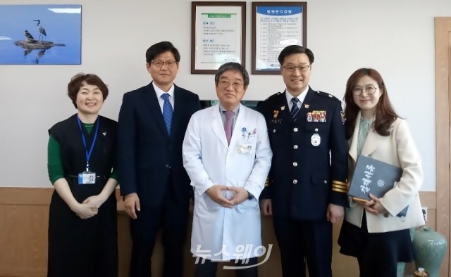 광주지방경찰청, 조선대병원 광주해바라기센터 방문