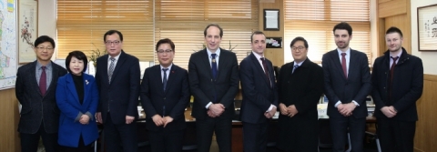 김정식 인천 미추홀구청장, 주한 프랑스 대사 예방