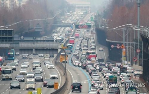 서울~부산 6시간 걸려···귀성 교통상황 오후 ‘3시 절정’
