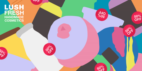러쉬(LUSH), 일주일 동안 최대 50% 파격 세일···조기 품절 예상