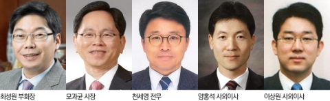  세대교체 나선 최성원···父 가신그룹 전원 물갈이