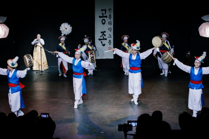 ‘전통타악그룹 공존’ 공연 모습