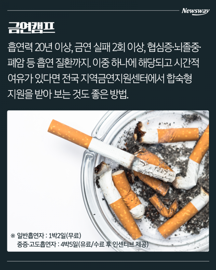 금연, 결심만 반복하는 이들을 위한 카드뉴스 기사의 사진