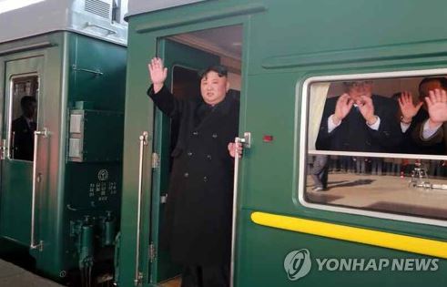 김정은의 전용 열차는 왜 시속 60km 밖에 못내나 사진=연합뉴스 제공
