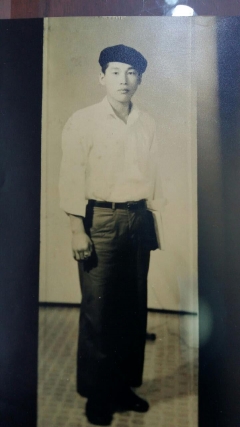 명예졸업 유영선씨(대학 재학중 모습)