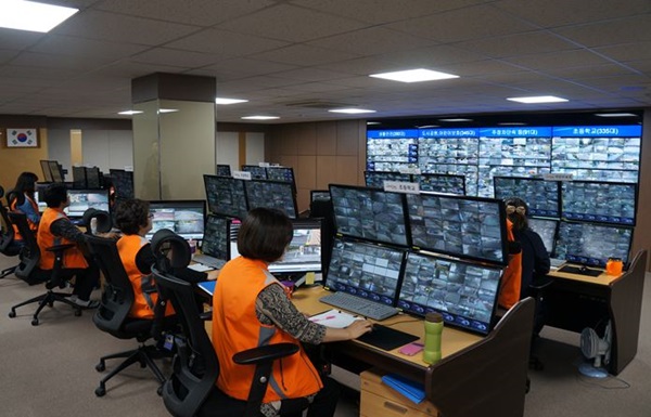 CCTV 관제시스템 전경(사진제공=대구시)