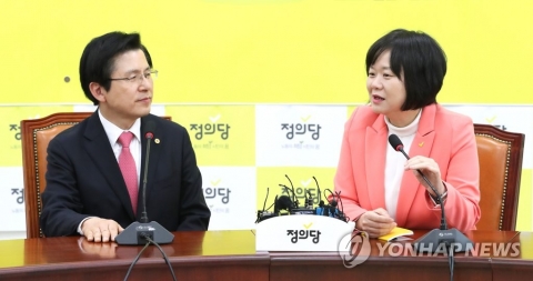 황교안 만났던 이정미 “공감능력 떨어지는 분”
