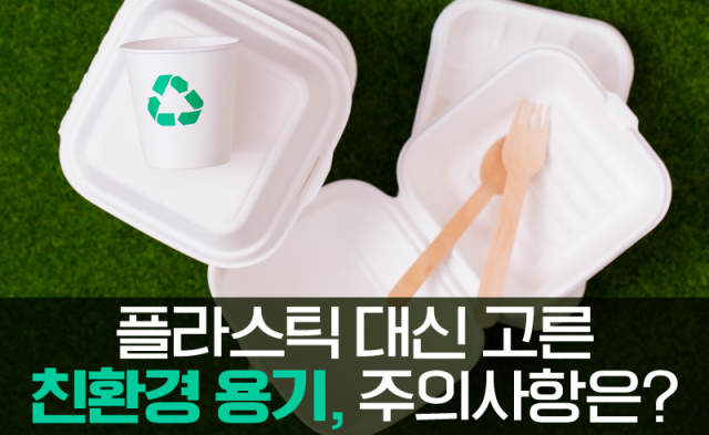 플라스틱 대신 고른 친환경 용기, 주의사항은?