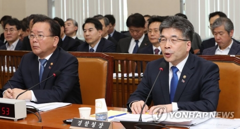 민갑룡, ‘버닝썬’ 추궁에도 수사 핑계로 답변 회피