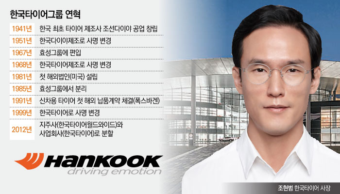 조현범 한국타이어 대표, 품질 고집 ‘포르쉐’서 인정 받다 기사의 사진