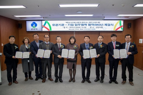 군산시,  ‘새만금 수산식품 수출가공 클러스터 조성’ 협약 체결