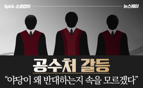 공수처 갈등···“야당이 왜 반대하는지 속을 모르겠다”