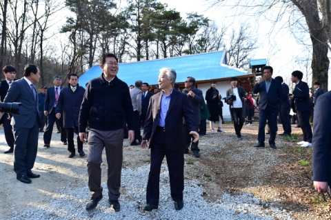 박남춘 인천시장, 강화군서 지역주민과 소통