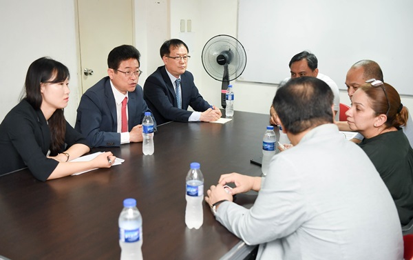 현지기업 상호협력 업무 간담회모습(사진제공=경북도)