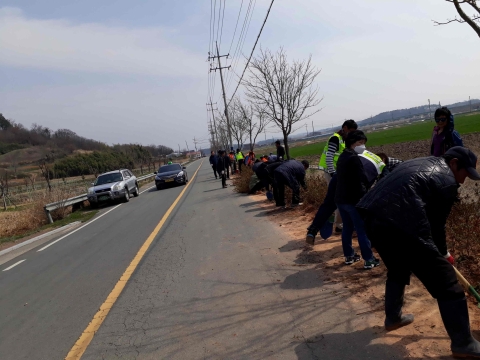 나주 다시면, 영산홍 8,000주 식재 복암리고분전시관 꽃길 조성