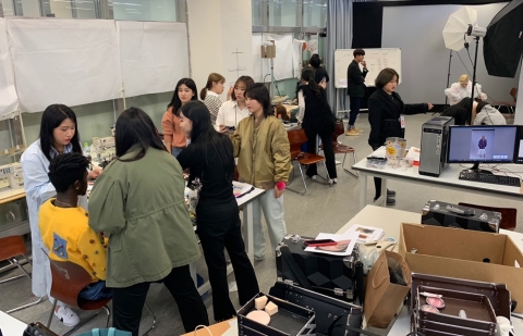 호남대 패션디자인학과, ‘패션도록’ 제작 스튜디오 촬영