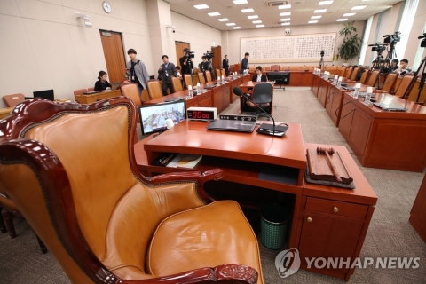 ‘이미선 논란’에 청문보고서 채택 불발···與, 법사위 불참