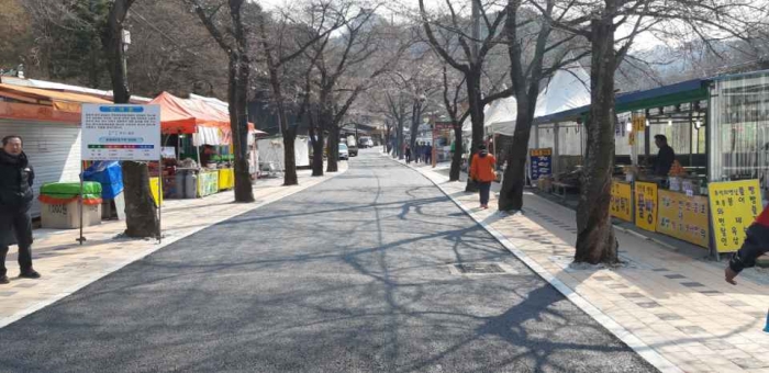 진안군, 마이산 남부 상가거리 ‘새단장’ 기사의 사진