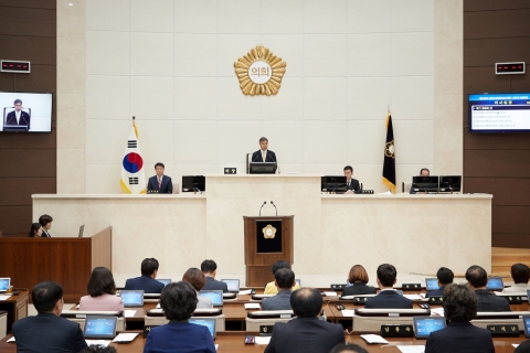 용인시의회, 제233회 임시회 개회···제1차 본회의 열어