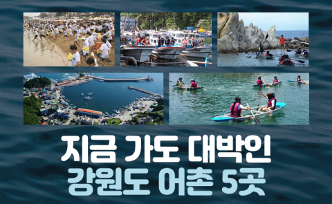 지금 가도 대박인 강원도 어촌 5곳