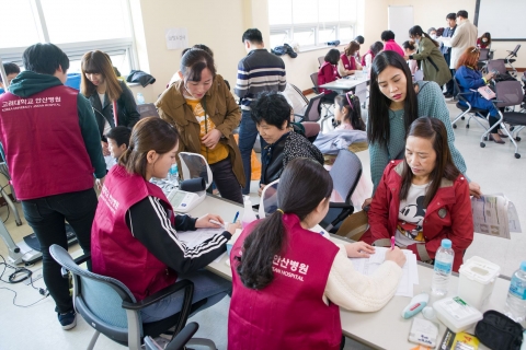 고대안산병원, ‘로제타홀센터’ 의료봉사 실시