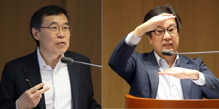 이일형 금융통화위원(왼쪽), 조동철 금융통화위원. 사진=한국은행 제공