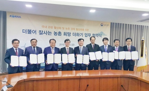 샘고을 정읍, 농진청‧코레일 공모사업‘농(農)뚜레일’ 선정