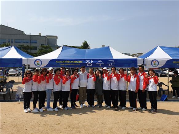 장수군, 제56회 전라북도민체육대회 종합6위, 군부2위 성적 기록