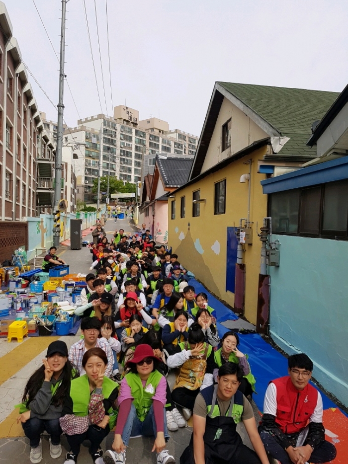 모현동 골목정원 가꾸기