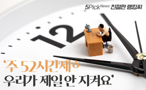 ‘주 52시간제? 우리가 제일 안 지켜요’