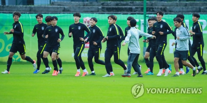 U-20 축구대표팀, 29일 남아공과 두번째 평가전. 사진=연합뉴스