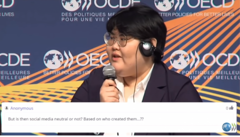 유튜버 배리나 “OECD서 직접 초청···정부 개입 유언비어 삼가해달라”