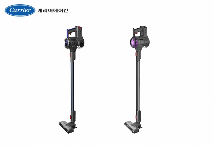 캐리어 클라윈드 무선 청소기. 사진=캐리어에어컨 제공