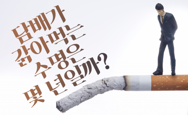 담배가 갉아먹는 수명은 몇 년일까?