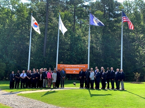 SK, 美앰팩 인수 1년···신생산시설 가동식