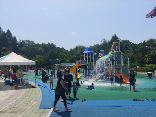 수봉공원 물놀이장. 사진=미추홀구