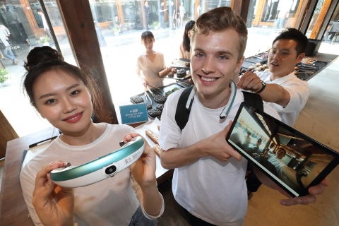 “1인 크리에이터 잡아라”···KT, 360도 카메라로 5G 생태계 확장