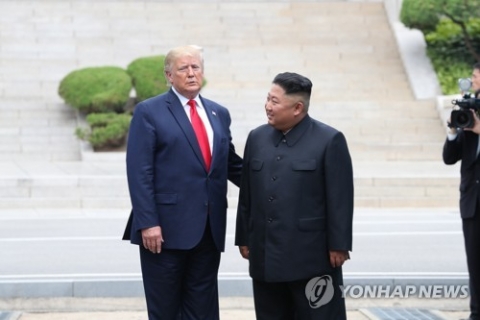 도널드 트럼프 미국 대통령과 김정은 북한 국무위원장. 사진=연합뉴스 제공
