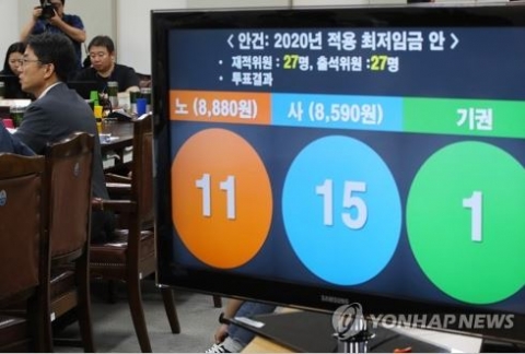 민주노총에 이어 한국노총 근로자위원 총사퇴···“최저임금 재심의해야”