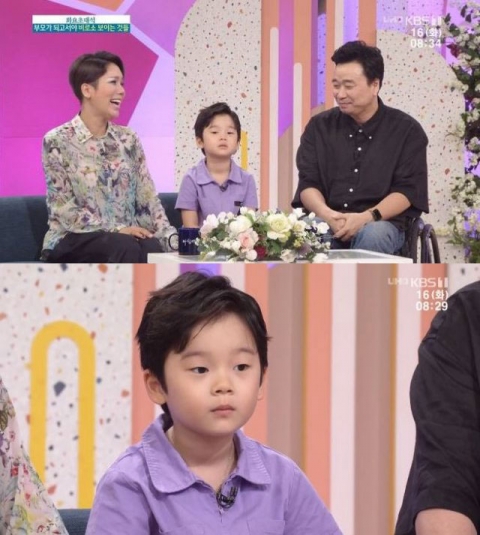 ‘아침마당’ 강원래 “아들 강선, 김송 성격에 웃을때 나 닮아”