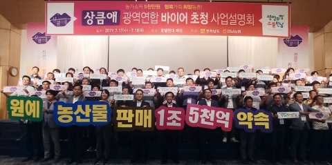 전남농협, ‘상큼애’ 광역연합 바이어 초청 사업설명회