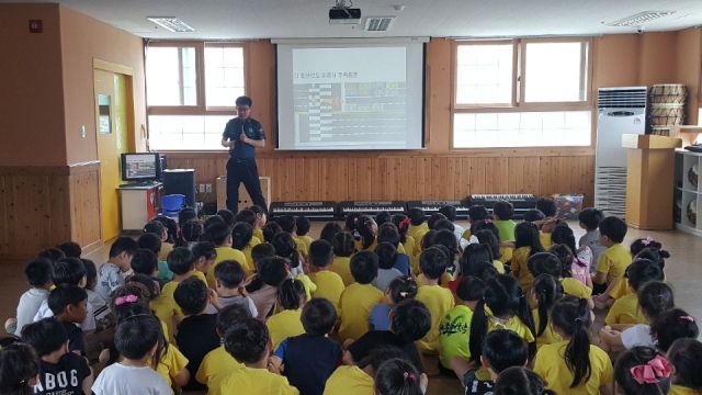 천안동남경찰서, 어린이 교통안전 예방교육 진행