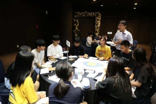 22일 열린 ‘2019 학생기자 토론회’ 장면. 사진=인천시교육청