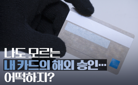 나도 모르는 내 카드의 해외 승인···어떡하지?