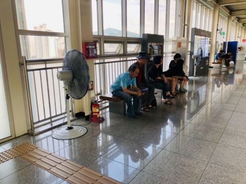 인천교통공사, 도시철도 2호선 지상역사 승강장에 대형선풍기 비치