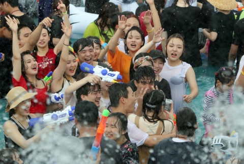 장흥 물축제, 포털 축제검색어 1위 ‘우뚝’