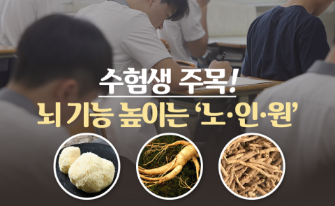 수험생 주목! 뇌 기능 높이는 ‘노·인·원’