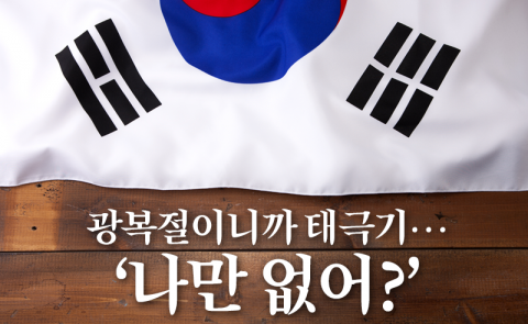 광복절이니까 태극기···나만 없어?